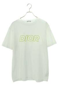 ディオール DIOR 393J696E0847 サイズ:M ロゴ刺繍オーバーサイズTシャツ 中古 SS13