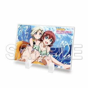 【新品】 ラブライブ!虹ヶ咲学園スクールアイドル同好会 ミニアクリルプレート エマ&ミア 倉庫S