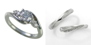 婚約指輪 結婚指輪 セットリング 安い ダイヤモンド プラチナ 0.2カラット 鑑定書付 0.239ct Hカラー VS1クラス 3EXカット H&C CGL