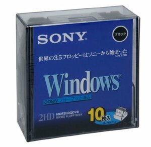 SONY 2HD フロッピーディスク DOS/V用 Windowsフォーマット 3.5インチ ブラック 10枚入り 10・・・