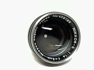 ニコン NIKKOR-S Nippon Kogaku 50mm F1.4 ブラック