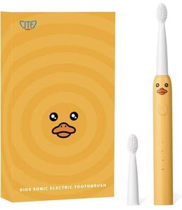Esperanza(エスペランサ) 電動歯ブラシ 子供用 子ども用 子供 アヒル 替えブラシ 2本セット 充電式 歯ブラシ USB 3歳 新生活 (t-0154-01)