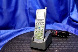 5台入荷　IWATSU/岩通 携帯型 多機能デジタルコードレス電話機 MUJO6 / DC-PS10(S) +充電台+バッテリー一式　38447Y　　