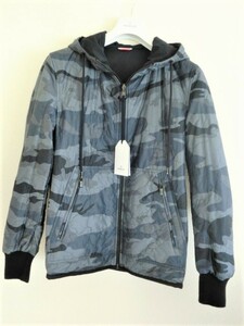 タグ付 新品 ◆ モンクレール ◆GAMME BLEU ガムブルー GIUBBOTTO ダウンジャケット リバーシブル◆ブラック 迷彩 SIZE 2 ◆正規品◆メンズ