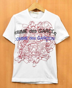 ヴィンテージ 90年~00年 トルコ製 コム・デ・ギャルソン コム・デ・ギャルソン 半袖Tシャツ ホワイト レディースS(25353
