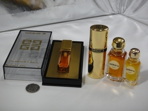 ★GIVENCHY ジバンシー ☆GIVENCHY Ⅲ PARFUM アトマイザー2種類 & ボトルタイプ 大小2つ、香水4点