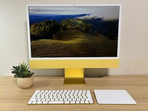 Apple iMac 24インチ 2021 イエロー　M1/メモリ16GB/SSD1TB/MagicTrackPad