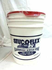 [1円スタート] スタッコフレックス STUC-O-FLEX ファイン FINE SJ-307 ホワイト 塗り壁 外壁 内壁 壁材 経年保管 美品中古 ■1