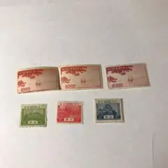 日本切手6枚4010