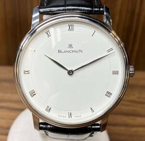 BLANCPAIN ブランパン ヴィルレ 自動巻き メンズ 腕時計 4053 ウルトラスリム 金無垢 750 K18WGケース