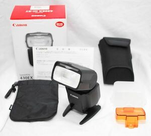 【新品同様の超美品・メーカー保証書等完備】Canon キヤノン 430EX III-RT スピードライト