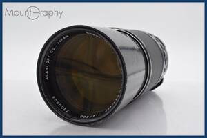 ★良品★ ペンタックス PENTAX Super-Multi-Coated TAKUMAR 6x7 300mm F4 ★完動品★ 同梱可 #tk2632