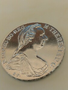 オーストリア 1780 ターレル銀貨 マリア テレジア 再鋳貨　