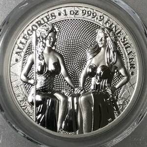 ★2021 ドイツ　5マルク銀貨　ゲルマニア・ファンタジー 最高鑑定品　PCGS MS 70