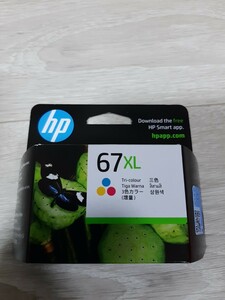 ★☆新品未使用　　ヒューレット・パッカード　HP 67XL 純正 インクカートリッジ 3YM58AA (３色カラー/増量)　使用期限 2024.4月☆★