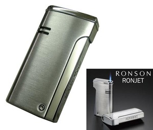 送料210円～RONSON(ロンソン)RONJET(ロンジェット)バーナーガスライター(クロームサテン)R29-1011