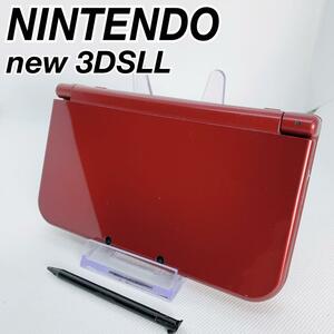 Nintendo ニンテンドー　new3DSLL RED-001 本体　中古　メタリックレッド