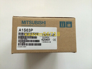 新品　MITSUBISHI/三菱　 電源ユニット　 A1S63P 　シーケンサー　【保証付き】【送料無料】