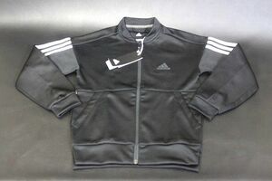 adidas/アディダス ジュニア ジャージジャケット ブラック サイズ140 GOS02★送料520円★