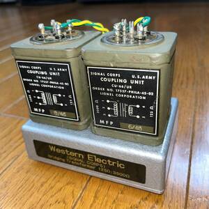 GW特価必見！　名機 Westen Electric（Signal Corps）CU-66／UR ライントランス　※動作品