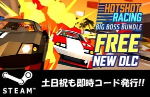 【Steamコード・キー】Hotshot Racing 日本語対応 PCゲーム 土日祝も対応!!