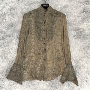 IF SIX WAS NINE TXS-4 python tuxedo shirt イフシックスワズナイン パイソン柄 タキシードシャツ HYDE着用 lgb kmrii 14th addiction goa