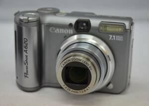 【大黒屋】Canon PowerShot A620 デジタルカメラ コンパクトデジタルカメラ　パワーショット　ケース付き現状　現状品