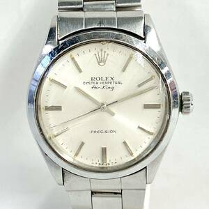 【ジャンク】【1円スタート！】ROLEX エアキング　Air King オイスターパーペチュアル　1400 腕時計　ヴィンテージ　【可動品】