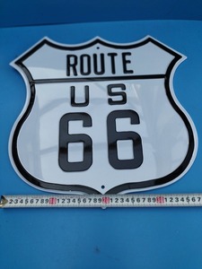 ルート66　看板　スチール看板　アメリカン雑貨　大　ROUTE66