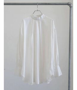 Green Parks グリーンパークス chocol raffine robe　Collaboration KBF バックオープンシャツミニワンピース 白 ブラウス オフホワイト