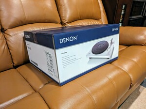 新品同様 DENON DP-400 レコードプレーヤー オートリフトアップ