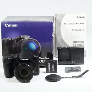 Canon キャノン Power Shot SX400 IS ブラック 元箱 /9630 動作OK 1週間保証