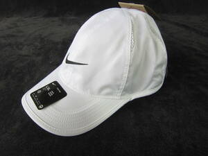 新品◆ナイキnike キャップ DRI M Lサイズ 帽子 ホワイト 白 ランニング ジョギング ウォーキング スポーツ ゴルフ テニス / バイザーXL