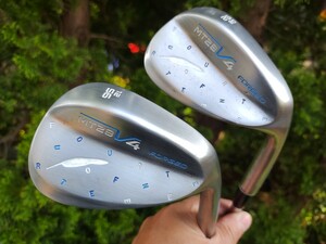Fourteen MT-28 V4 wedges, 52 and 56, with custom dancing finish