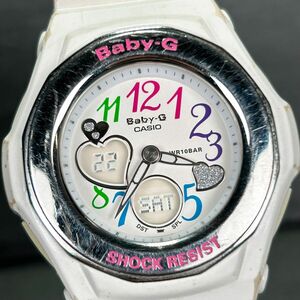 CASIO カシオ Baby-G ベビージー BGA-101-7B2 腕時計 クオーツ アナデジ カレンダー ステンレススチール 多機能 電池交換済み 動作確認済み