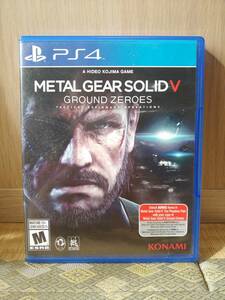 海外版 PS4 Metal Gear Solid 5 Ground Zeroes