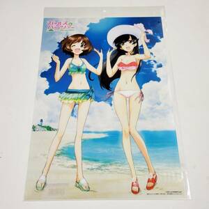 【新品】ガルパン　秋山優花里　五十鈴華　A3クリアポスター　ゆかり　はな　ガールズ&パンツァー　中上育実　尾崎真実【未開封・正規品】