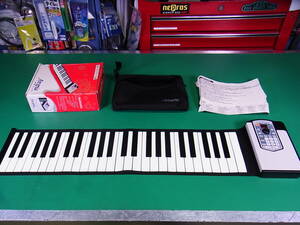 ■■【即決】Anypia ハンドロールアップピアノ 電子ポータブルコンパクトキーボード （ロールピアノ）動作確認OKな程度の良いUSED品！