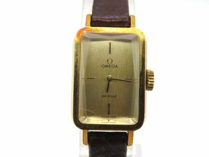 1円◆稼働◆ オメガ デビル シャンパン 手巻き レディース 腕時計 L51601