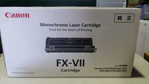 CANON　Canofax L760 L780 L850等用純正トナーカートリッジ　FX-VII 新品/未使用品　
