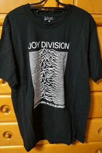 【美品】 ジョイ・ディヴィジョン Tシャツ LL XL程度 JOY DIVISION 半袖 ブラック 黒色 2L バンドT UNKNOWN PLEASURES