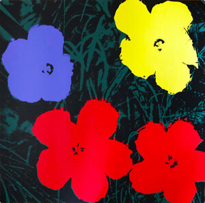 アンディ・ウォーホル / ANDY WARHOL “ フラワーズ / FLOWERS_11.73 ” SUNDAY B. MORNING シルクスクリーン ・リプロダクション R-357