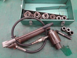 ●カクタス 手動油圧式パンチャー CP-3 パンチャーダイスセット 穴あけ工具●0※405