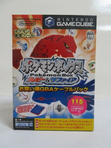 NINTEMDO GAME CUBE ポケモンボックス　ルビー＆サファイア　お買い得GBAケーブルパック　