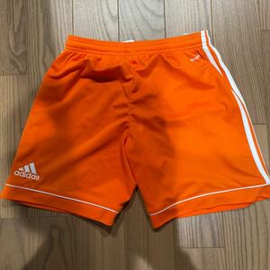 【中古・まとめて取引OK】ADIDAS(アディダス) サッカー パンツ サイズ160 オレンジ