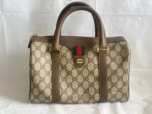 MK0604-36I　ゆうパック着払い　GUCCI　GG柄　シェリーライン　ミニボストンバッグ　40.02.006　グッチ　手持ち鞄