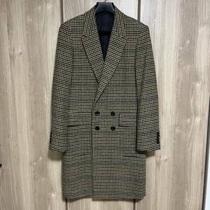 644 paul smith ポールスミス 千鳥柄ダブルブレストコート　ハウンドトゥース　ダブルチェスターコート