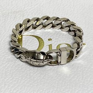 限定品　DIOR ディオール　CDアイコン　スネーク　ブレスレット　シルバー色