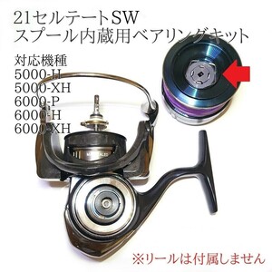 【ダイワ】21セルテートSW 5000～6000番 ベアリングキット ＋1BB DAIWA ステンレス製 