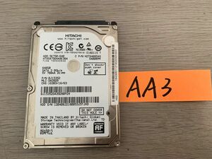 送料無料HITACHI HTS547564A9E384 HDD 2.5インチ SATA HDD640GB 使用時間5694H★AA3